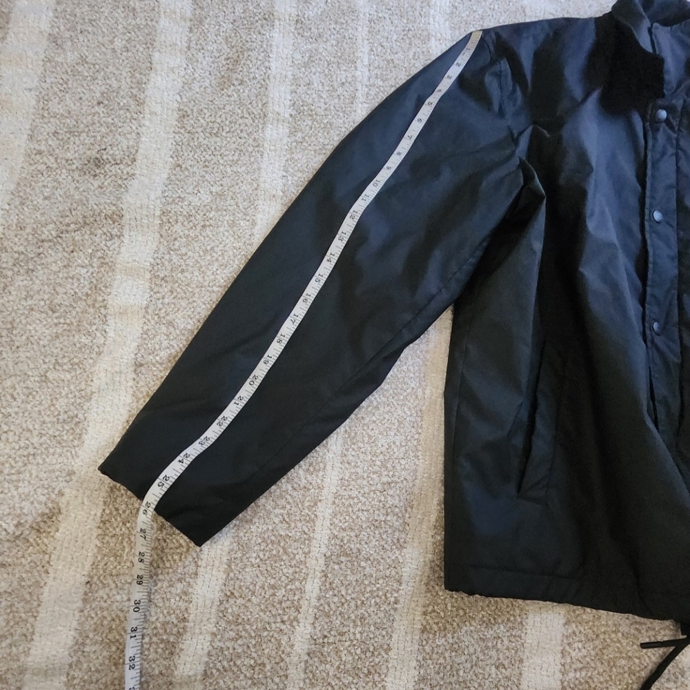 DKNY Black Windbreaker Jacket - Picture 3 of 8